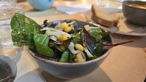Seasonal side salad at Urbanity in Dublin