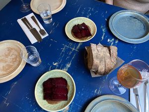 7 course degustation  at Manfreds in Copenhagen