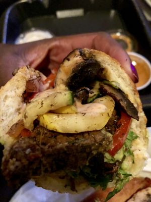 Rising Sun Gatsby with Beyond Meat at Zunzi's in Atlanta