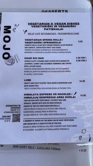   at Mojo Café in Trakai