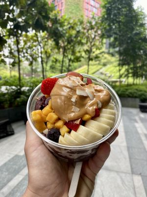 Large Shiok Bowl (with added peanut butter)  at Randy Indulgence in Central Singapore