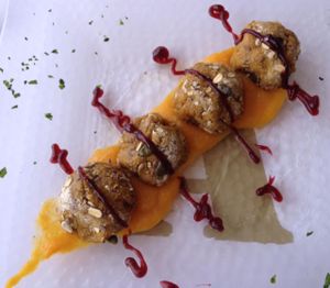 inspired and experimental flavours, so unusual in vegetarian eateries at Amaranta in Girona
