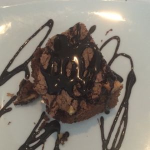 vegan chocolate cake. SO DELICIOUS. at Amaranta in Girona