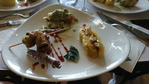 3 starters  at Amaranta in Girona