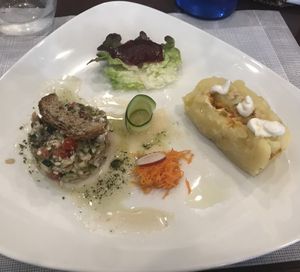 Starters (from the menu)  at Amaranta in Girona