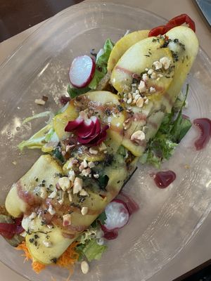 Seitan involtini  at Amaranta in Girona