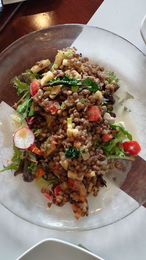 Amanida de llenties at Amaranta in Girona