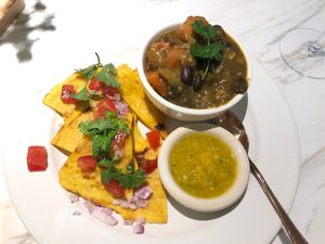 Set: Penne Rigate with Asparagus at Just Vegan in Shenzhen