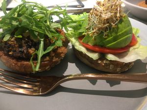 Portobello mushroom at Just Vegan in Shenzhen