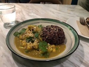 Curry with rice ?  at Just Vegan in Shenzhen