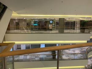 This is how the place looks from across the top floor of the mall at Just Vegan in Shenzhen