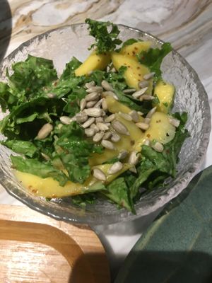 Mango salad (came with the meal)  at Just Vegan in Shenzhen