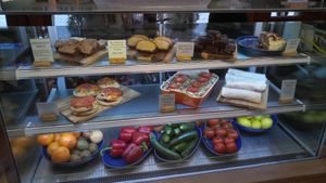 Vitrine at Velo Cafe in Interlaken