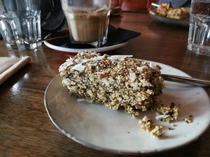 Vegan Matcha bar at Velo Cafe in Interlaken