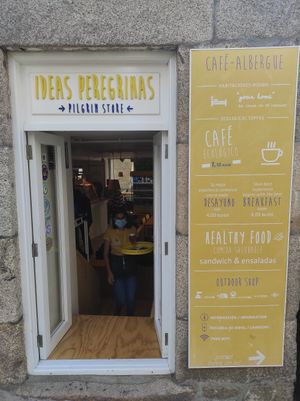 Front at Ideas Peregrinas in Tui