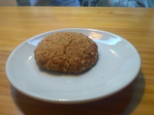 Galleta vegana at Ideas Peregrinas in Tui