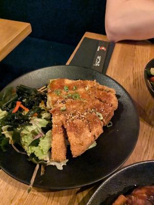 Crispy aubergine at Silk in Split