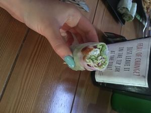 Fresh spring rolls  at Silk in Split