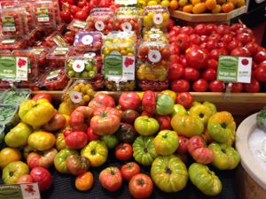 Tomatoes at Roots Market in Olney