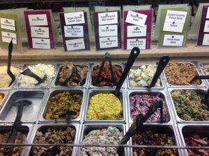 Salad bar continued at Roots Market in Olney