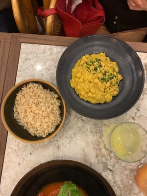 Chickpea curry at The Green Affair - Saldanha in Lisbon