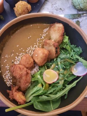 katsu curry at The Green Affair - Saldanha in Lisbon