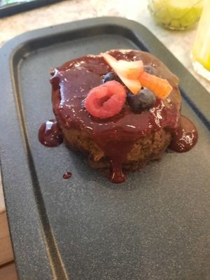 Chocolate Tart at The Green Affair - Saldanha in Lisbon