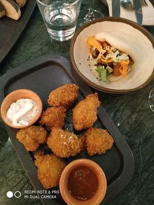 "coxas de couve flor" at The Green Affair - Saldanha in Lisbon