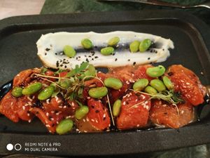 Tataky de melancia at The Green Affair - Saldanha in Lisbon