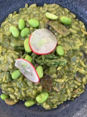 Risotto at The Green Affair - Saldanha in Lisbon