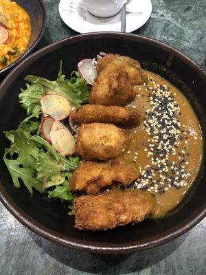 Katsu Curry never disappoints . at The Green Affair - Saldanha in Lisbon