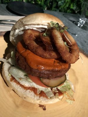 Burger  at The Green Affair - Saldanha in Lisbon