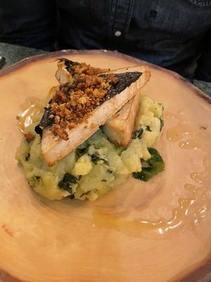 Boneless Lagareiro tofu. Really good taste!   at The Green Affair - Saldanha in Lisbon