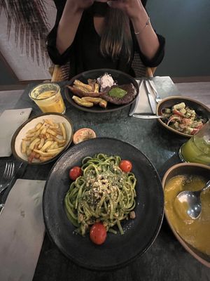 The steak was so bad. Everything else was so good😄  at The Green Affair - Saldanha in Lisbon