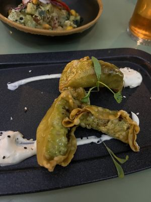 Vegane Gyosas  at The Green Affair - Saldanha in Lisbon