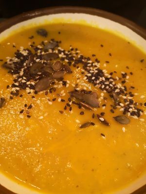 Sopa vegetal at The Green Affair - Saldanha in Lisbon