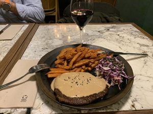 Steak de seitan  at The Green Affair - Saldanha in Lisbon