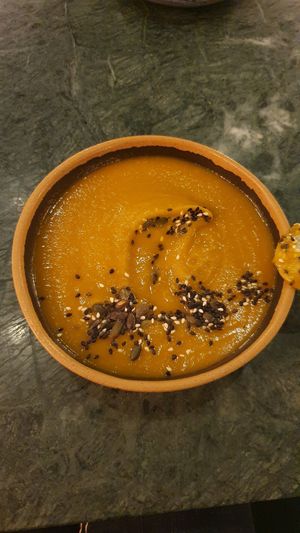 Deliciosa sopa de verduras. Con sabor y consistente #Veganuary at The Green Affair - Saldanha in Lisbon