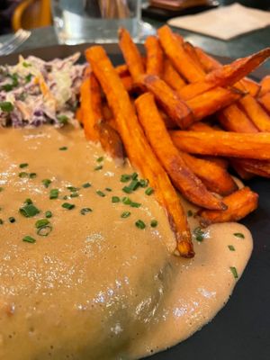 Seitan steak at The Green Affair - Saldanha in Lisbon