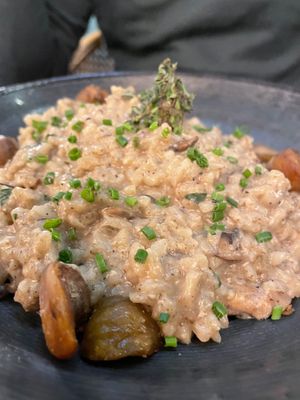 Risotto at The Green Affair - Saldanha in Lisbon