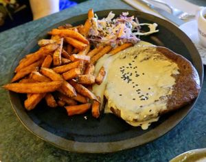 Seitan Steak at The Green Affair - Saldanha in Lisbon