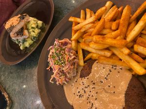 Bife de Seitain. at The Green Affair - Saldanha in Lisbon