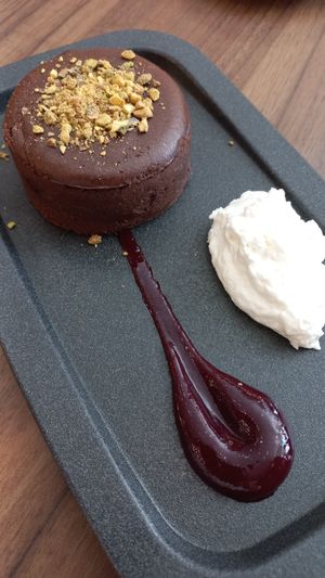 Creamy Chocolate Cake at The Green Affair - Saldanha in Lisbon