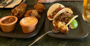Cauliflower Wings and Mushroom Tacos at The Green Affair - Saldanha in Lisbon