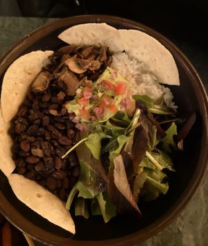Burrito bowl at The Green Affair - Saldanha in Lisbon