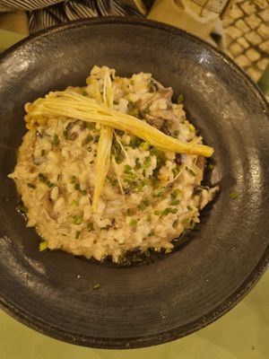 Risotto at The Green Affair - Saldanha in Lisbon