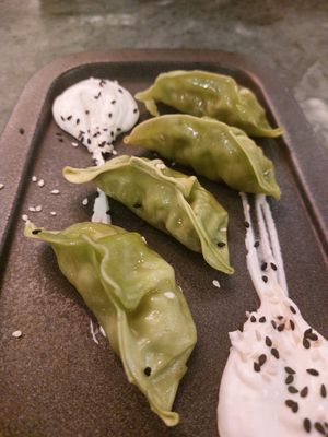 Gyosas at The Green Affair - Saldanha in Lisbon