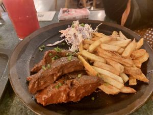 Seitan barbecue at The Green Affair - Saldanha in Lisbon