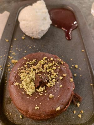 Bolo de chocolate at The Green Affair - Saldanha in Lisbon