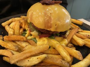 Burger  at The Green Affair - Saldanha in Lisbon